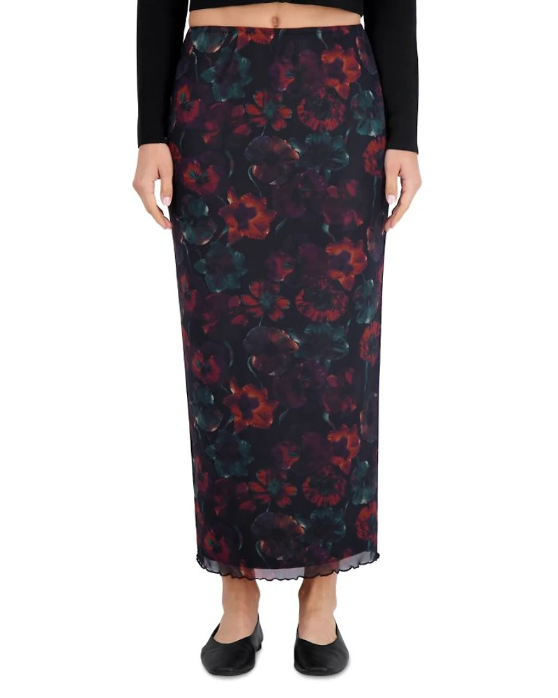 Mesh Maxi Skirt