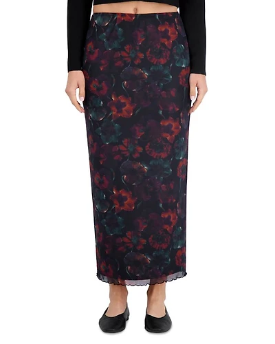 Mesh Maxi Skirt