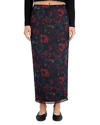 Mesh Maxi Skirt