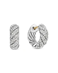 David Yurman Sculpted Cable Hoop Earrings