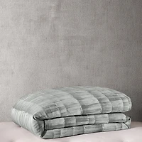Hudson Park Collection Brushed Texture Stripe Duvet Cover, Full/Queen - Exclusive