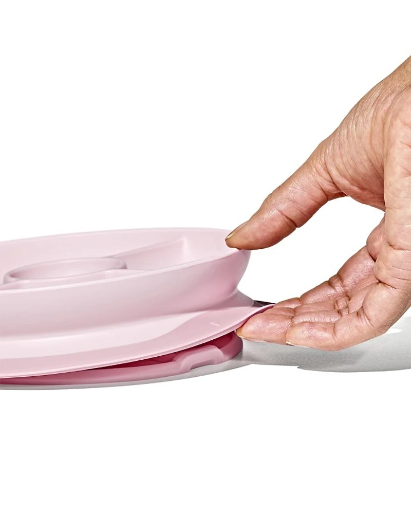 Tot Stick & Stay Suction Divided Plate