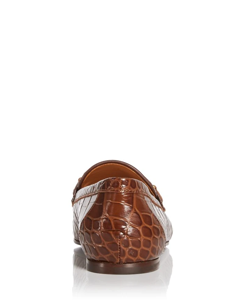 Women's Kate Croc Print Loafers - Exclusive