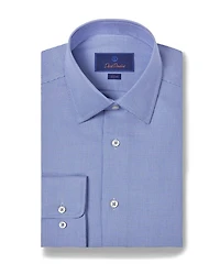 Cotton Micro Dobby Slim Fit Dress Shirt