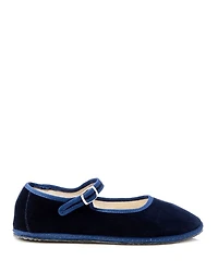 Women's Mary Jane Velvet Ballet Flats