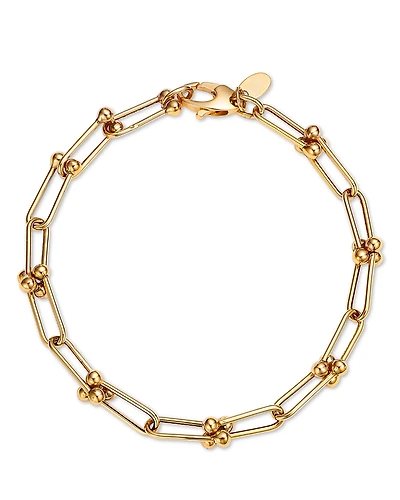 Bloomingdale's Fine Collection Polished Jax Paperclip Link Bracelet