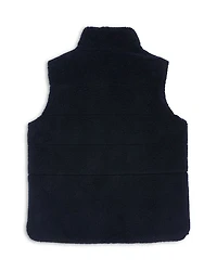 Moncler Boys' Colbricon Reversible Teddy Vest - Big Kid
