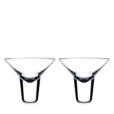 Nude Glass Gravity Martini Cocktail Glass, Set of 2