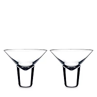 Nude Glass Gravity Martini Cocktail Glass, Set of 2