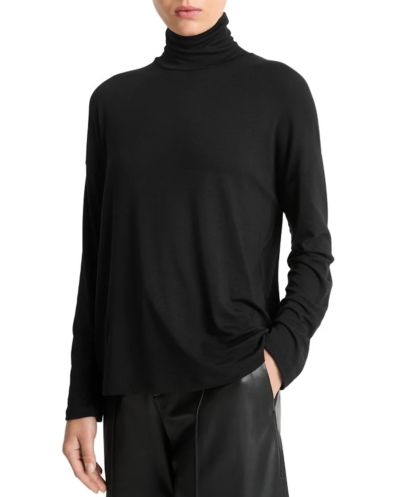 Relaxed Long Sleeve Turtleneck