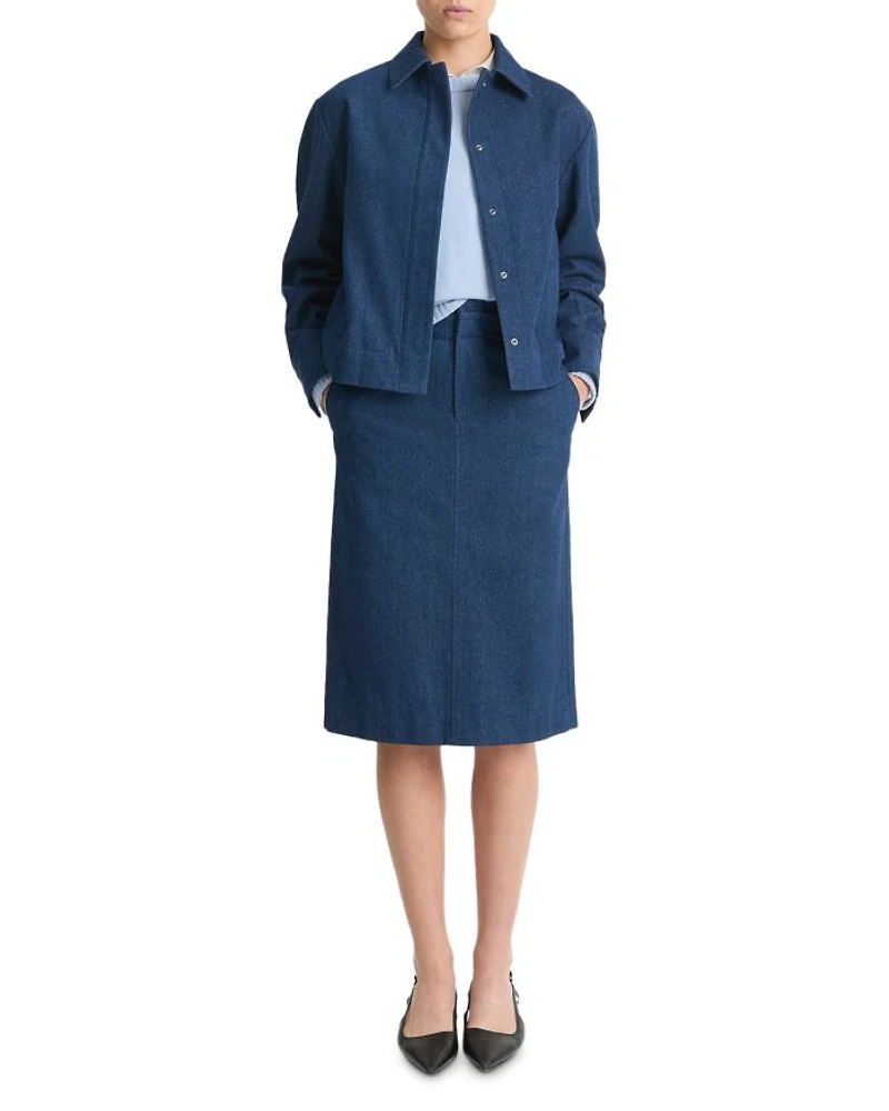 Polished Indigo Twill Jacket