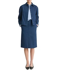 Polished Indigo Twill Jacket