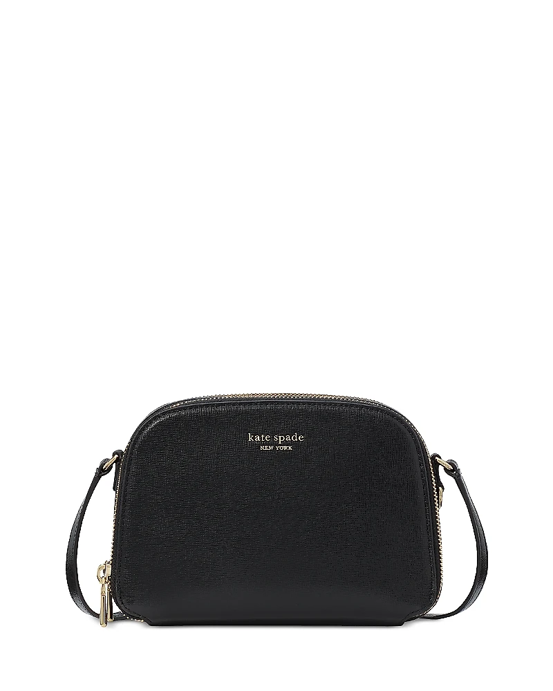 kate spade new york Devin Mini Saffiano Leather Double Zip Dome Crossbody