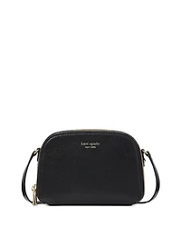 kate spade new york Devin Mini Saffiano Leather Double Zip Dome Crossbody