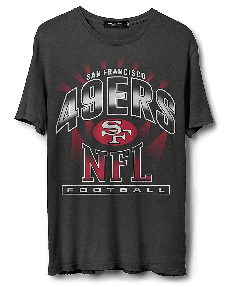 Junk Food Clothing Unisex Nfl San Francisco 49ers Chrome Flea Market Tee