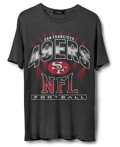 Junk Food Clothing Unisex Nfl San Francisco 49ers Chrome Flea Market Tee