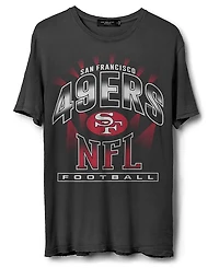 Junk Food Clothing Unisex Nfl San Francisco 49ers Chrome Flea Market Tee