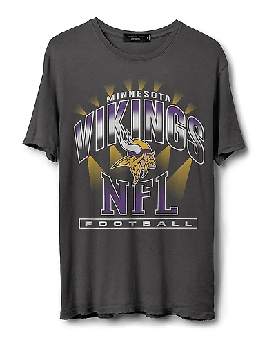 Junk Food Clothing Unisex Nfl Minnesota Vikings Chrome Flea Market Tee