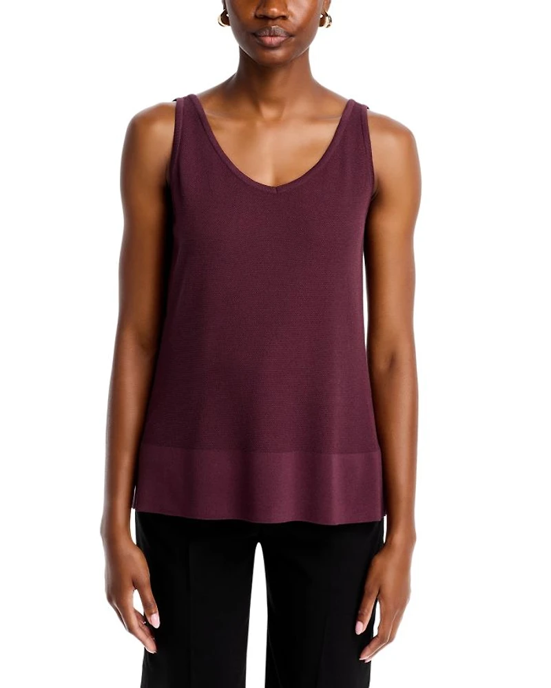 V Neck Soft Knit Tank