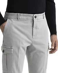 Cotton Blend Regular Fit Cargo Chino Pants