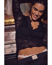 All Day Lace Long Sleeve Top
