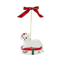 Spode Christmas Tree Giftbox Kitten Ornament
