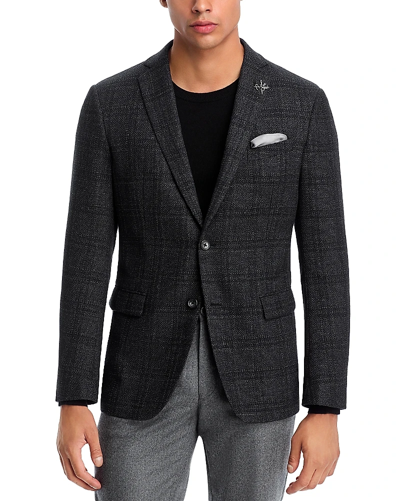 John Varvatos Star Usa Tonal Plaid Slim Fit Sport Coat
