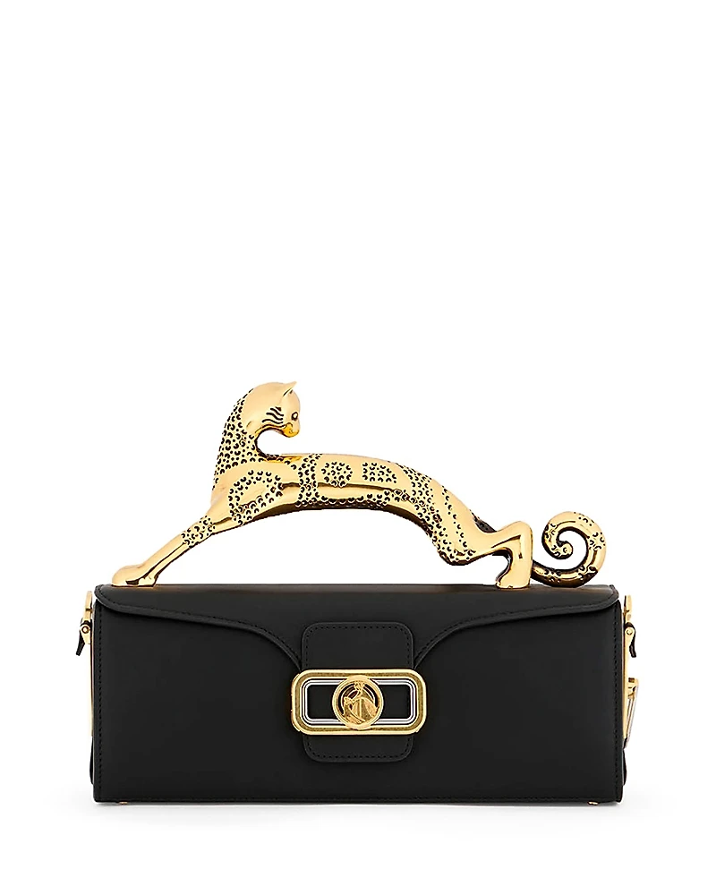 Lanvin Medium Pencil Cat Leather Bag