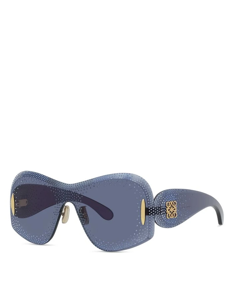 Anagram Blue Mask Sunglasses, 144mm