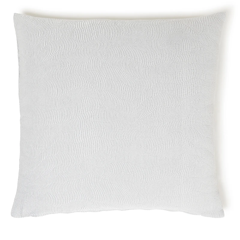 Frette Luxury Cloud Cotton & Silk Textured Euro Sham