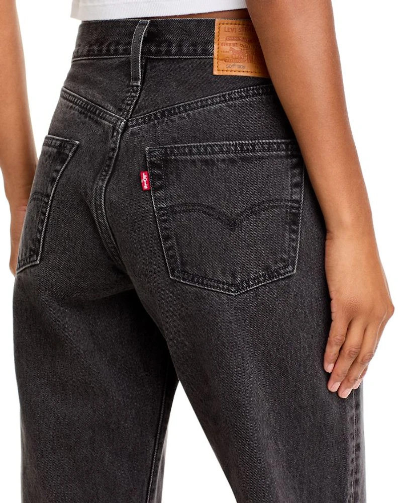 501 90s High Rise Straight Ankle Jeans Smooth Operator