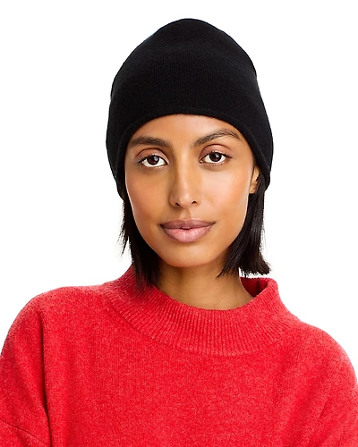 C by Bloomingdale's Cashmere Angelina Rolled Edge Slouch Hat - Exclusive
