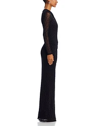 Makira Clip Dot Maxi Dress