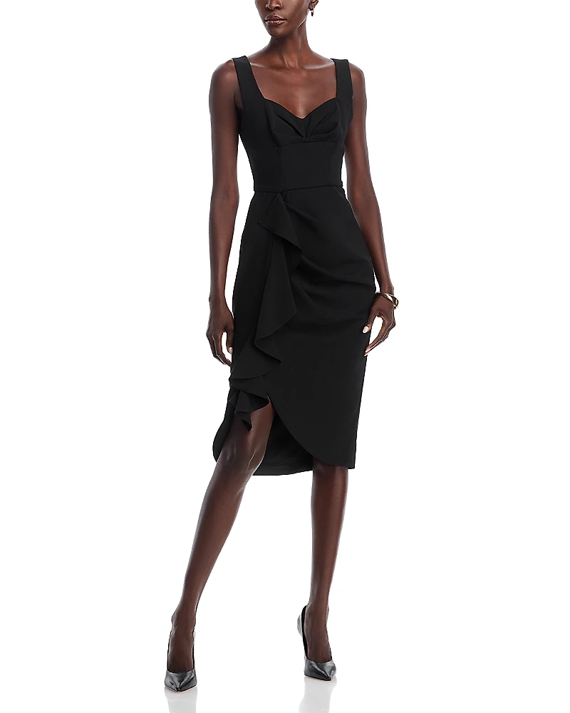 Black Halo Lucetta Cocktail Sheath Dress
