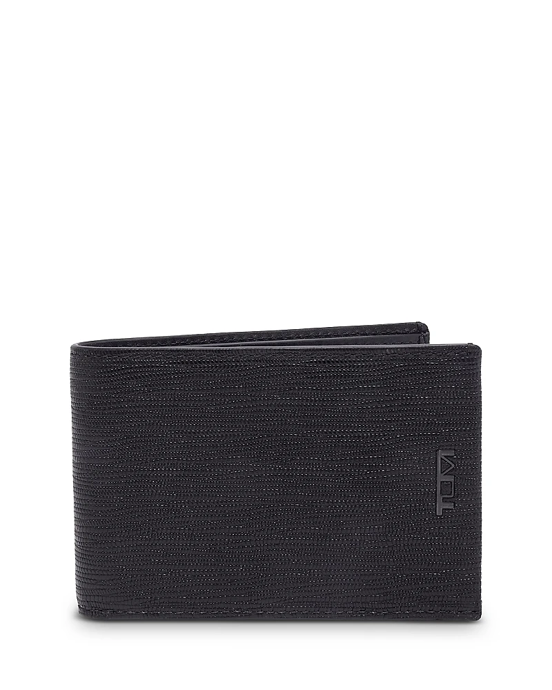 Tumi Nassau Slg Slim Leather Embossed Billfold Wallet