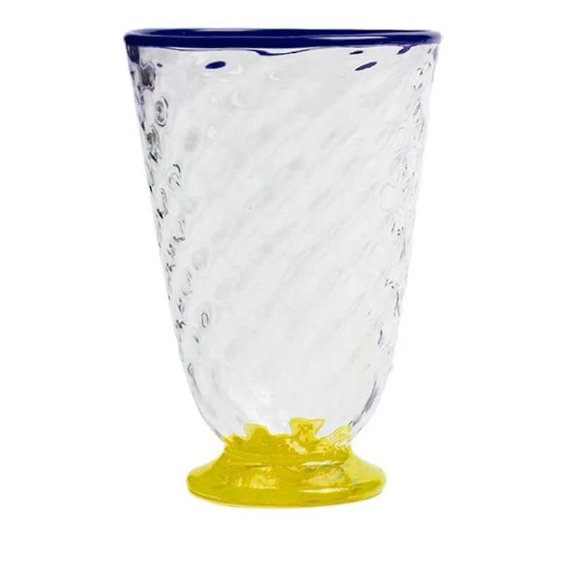 Quilted Murano Glasses, Mixed Set of 4