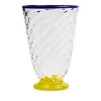 Quilted Murano Glasses, Mixed Set of 4