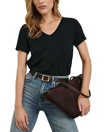 V Neck Short Sleeve Tee