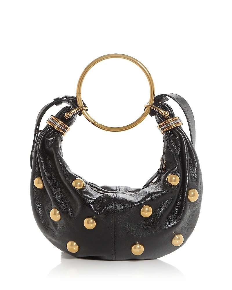Chloe Small Bracelet Embellished Hobo Bag