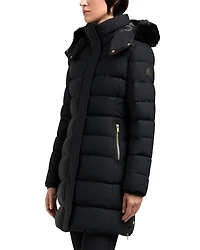 Watershed Shearling Trim Down Puffer Coat