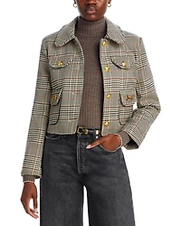Plaid Four Pocket Jacket