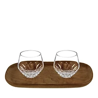 Folia Tumbler and Tray Set