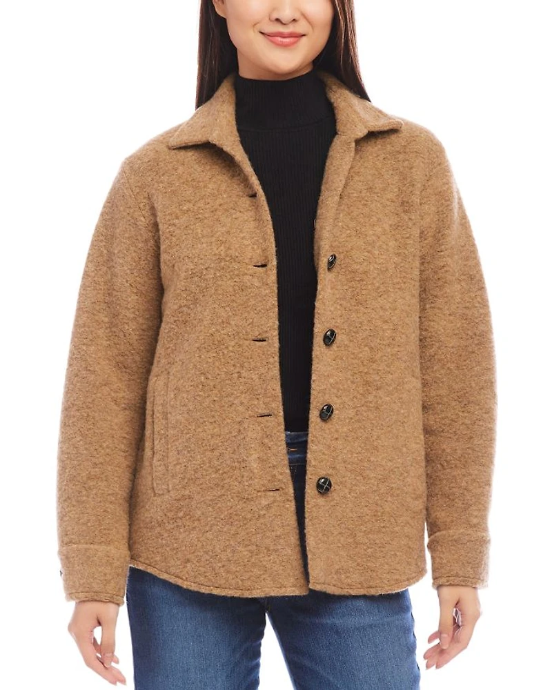 Brushed Shirt Jacket