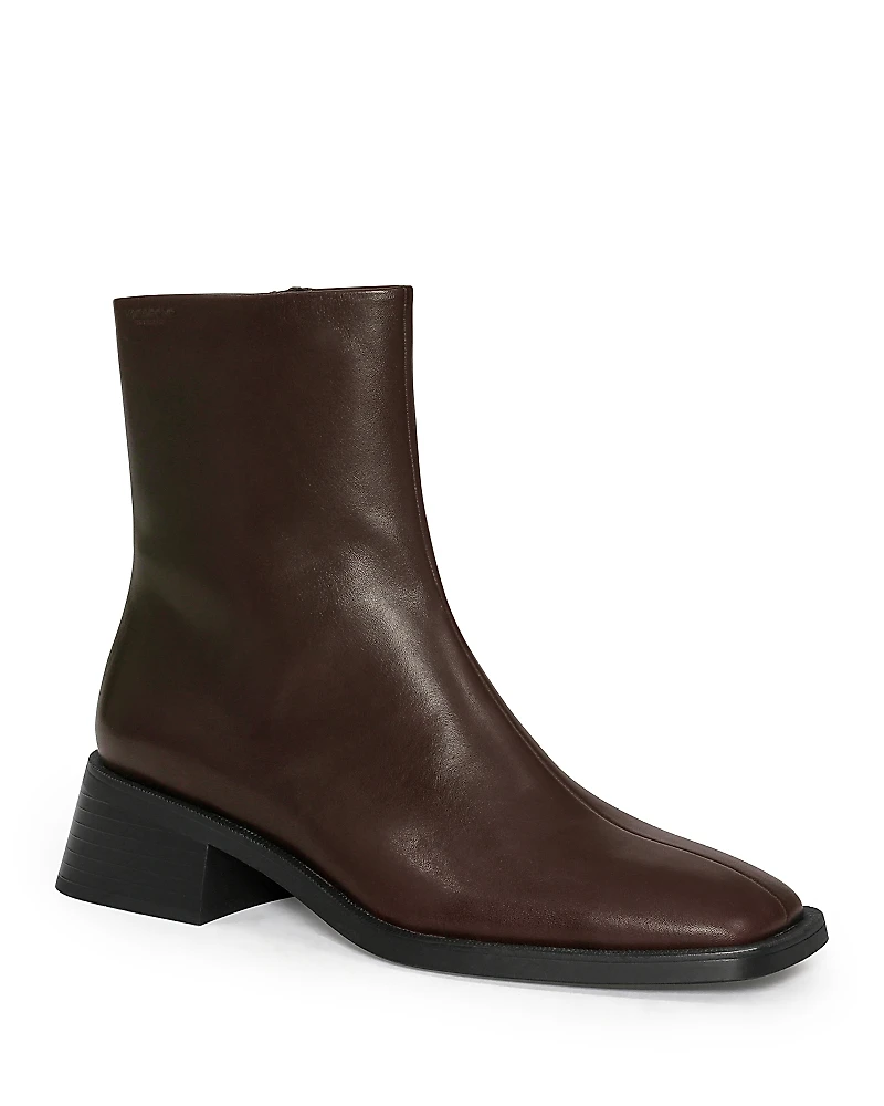 Vagabond Shoemakers Women's Blanca Square Toe Block Heel Ankle Boots