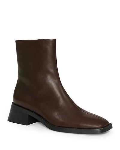 Vagabond Shoemakers Women's Blanca Square Toe Block Heel Ankle Boots