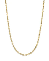 Zoe Chicco 14K Yellow Gold Heavy Metal Mariner Link Chain Collar Necklace, 14-16