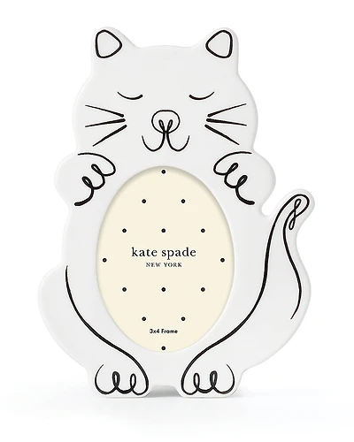 kate spade new york Wild Things 4 x 3 Cat Picture Frame