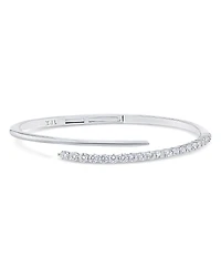 Kenneth Jay Lane Pave Cubic Zirconia Wrap Bracelet