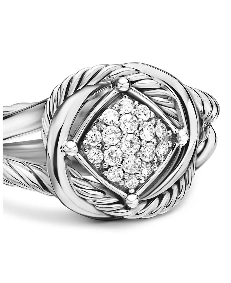Infinity Ring with Diamonds