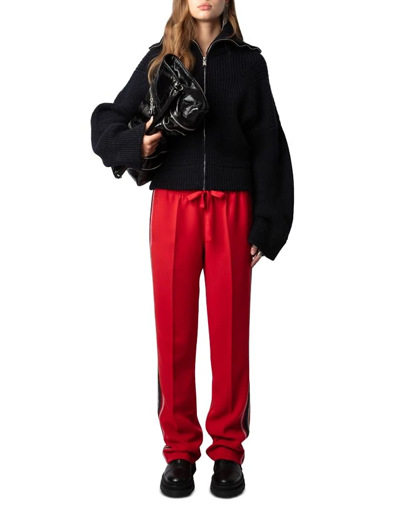 Pomy Crepe Track Pants